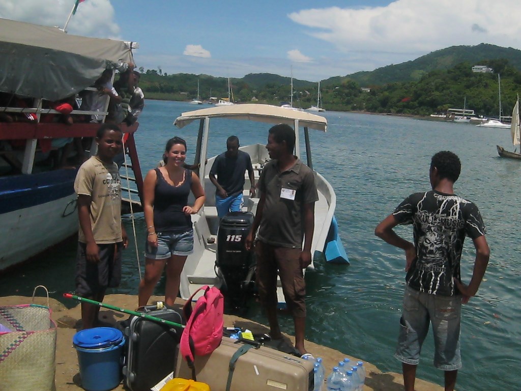 Arrivée par coque rapide