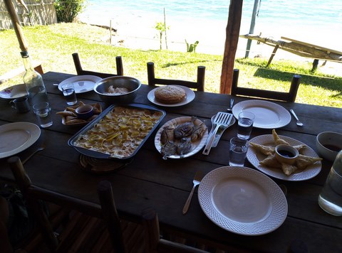 Samoussa, gratin dauphinois