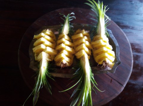 ananas victoria en pirogue