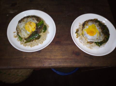 Bol renversé avec oeuf 2